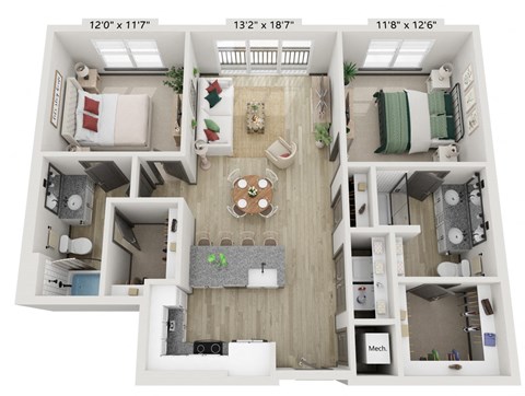 13283 N Main St. 1-3 Beds Apartment for Rent - Photo Gallery 43